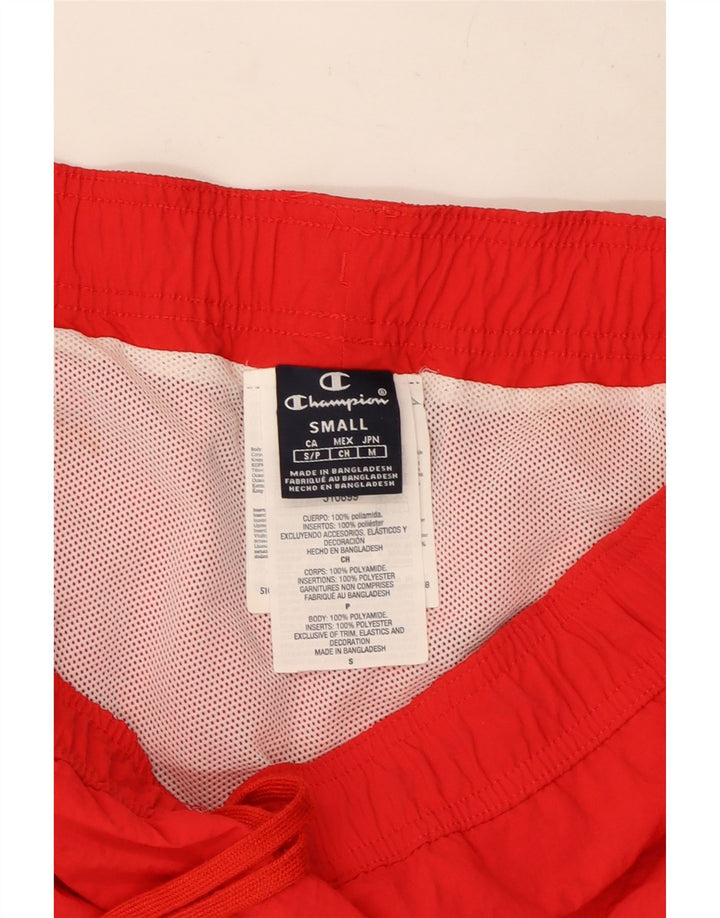 Champion Short de Bain Graphique Homme Petit Rouge Polyester