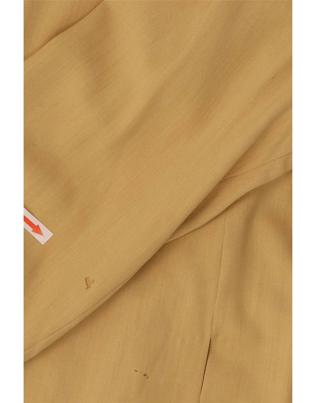 Max Mara Veste blazer longue à 1 bouton pour femme UK 16 Large Jaune