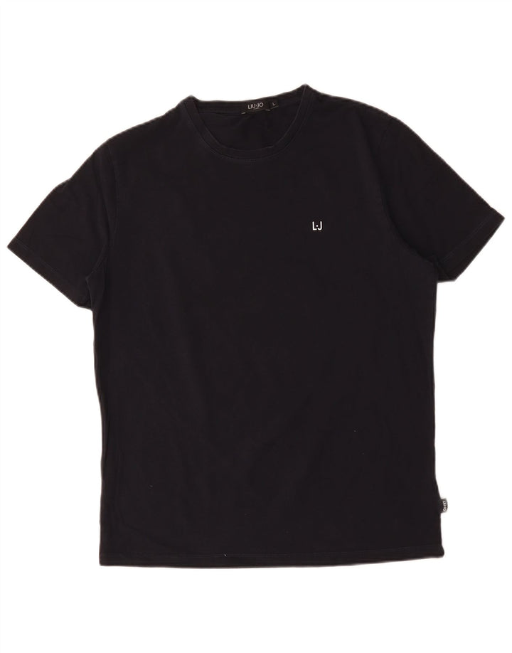 Liu Jo T-Shirt Homme Top Large Bleu Marine Coton