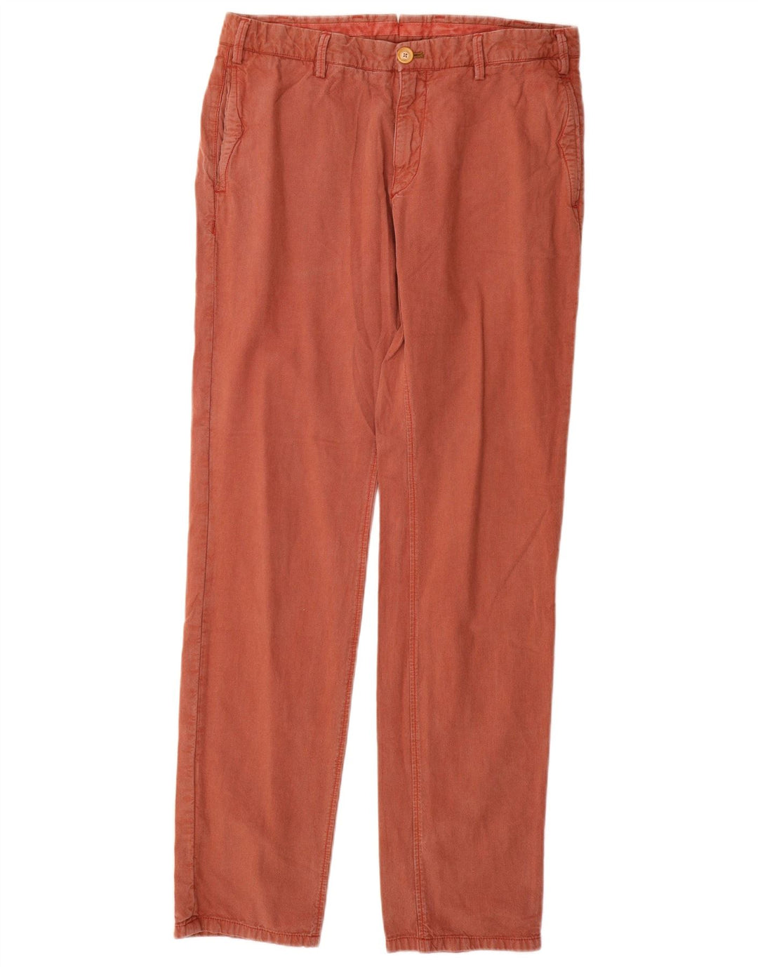 MASSIMO DUTTI Pantalon chino coupe décontractée pour homme EU 42 Large W32 L32 Rouge