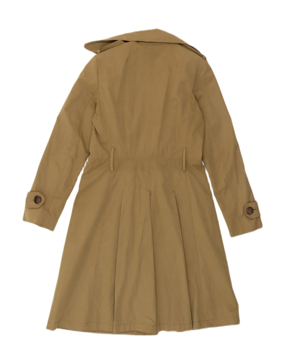 Zara Trench Femme UK 14 Coton Beige Moyen