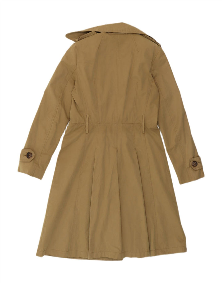 Zara Trench Femme UK 14 Coton Beige Moyen
