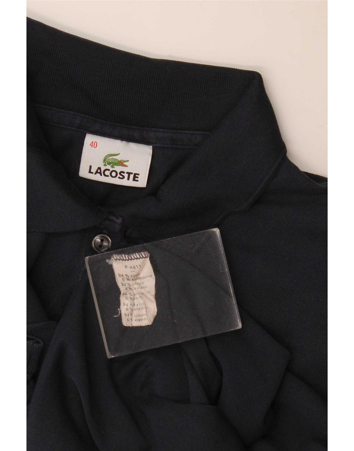 Lacoste Polo Femme Taille 40 Coton Bleu Marine Moyen