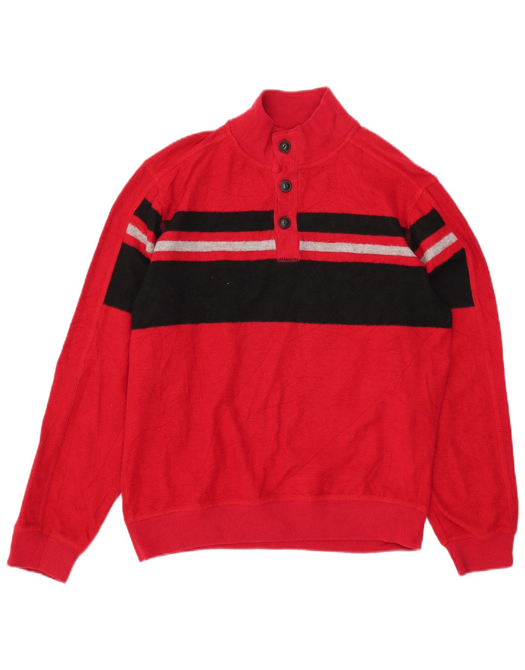 CHAPS Pull col boutonné pour garçon 15-16 ans XL Rouge Colourblock