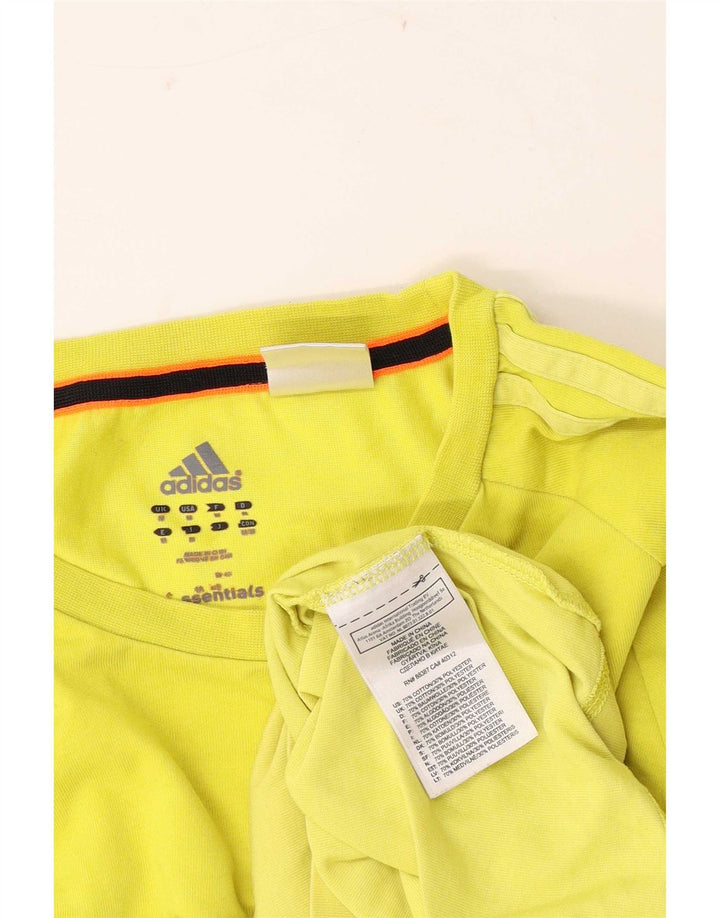 Adidas T-Shirt Climalite Homme Jaune Moyen Coton