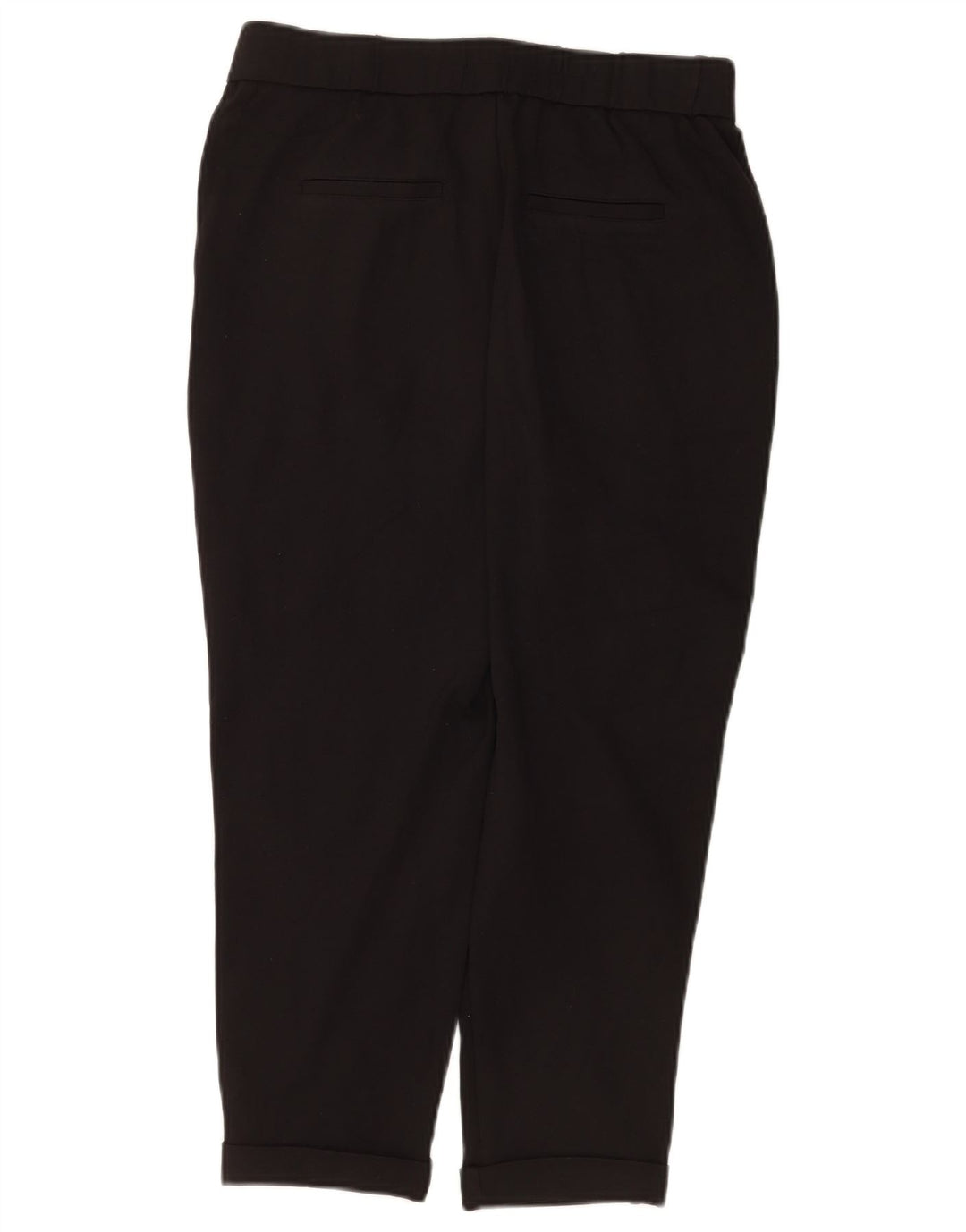 Benetton Pantalon Capri Fuselé Femme W30 L22 Noir