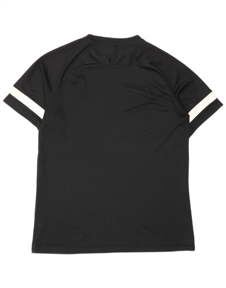 Nike Hommes Dri Fit T-Shirt Haut Large Noir Colorblock Polyester