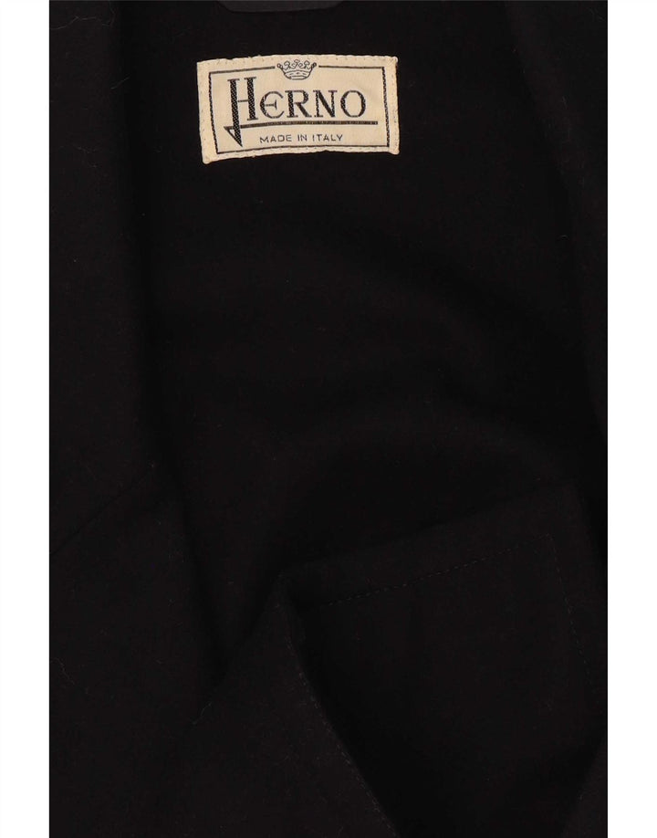 Herno Veste Blazer 2 Boutons Femme IT 44 Laine Bleu Marine Moyen