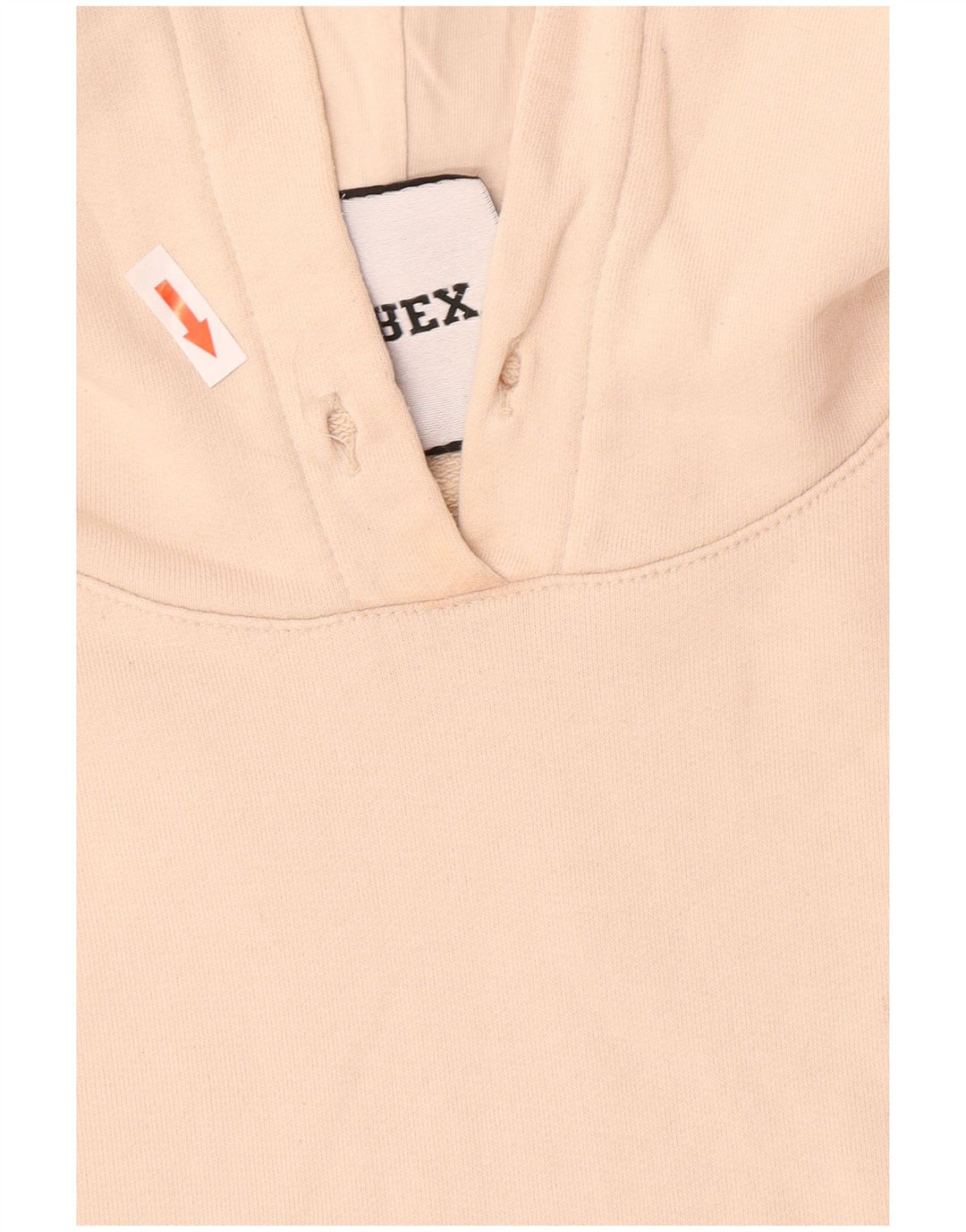 Pyrex Pull à capuche graphique pour homme XL en coton beige