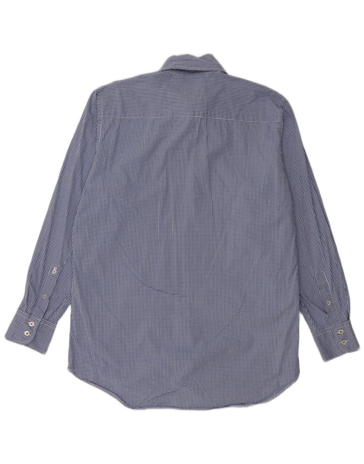Chemise Boden homme en coton vichy bleu moyen