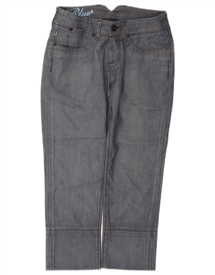 Levi's Pantalon Court W30 L24 Femme Bleu Coton