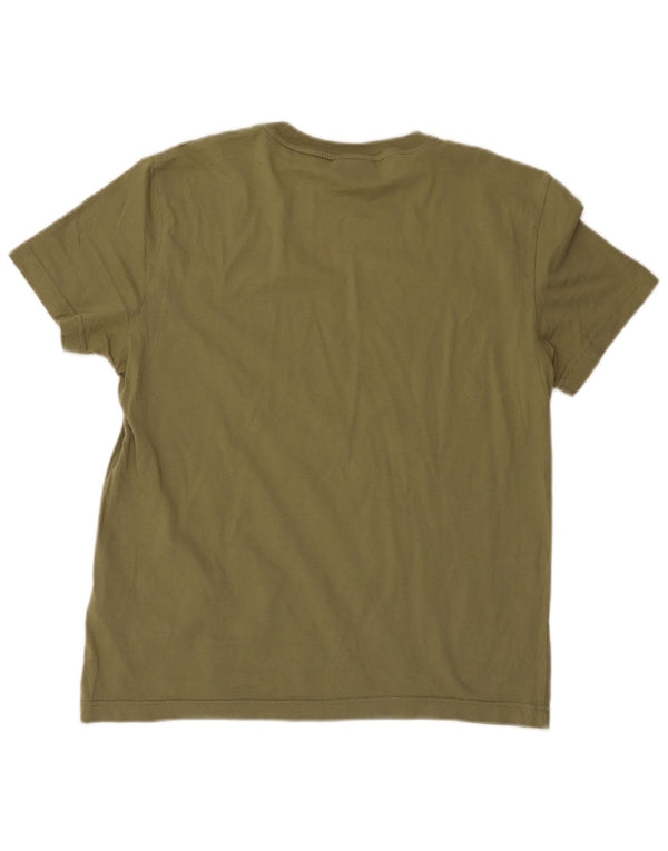 Calvin Klein T-shirt graphique pour homme en coton vert grand