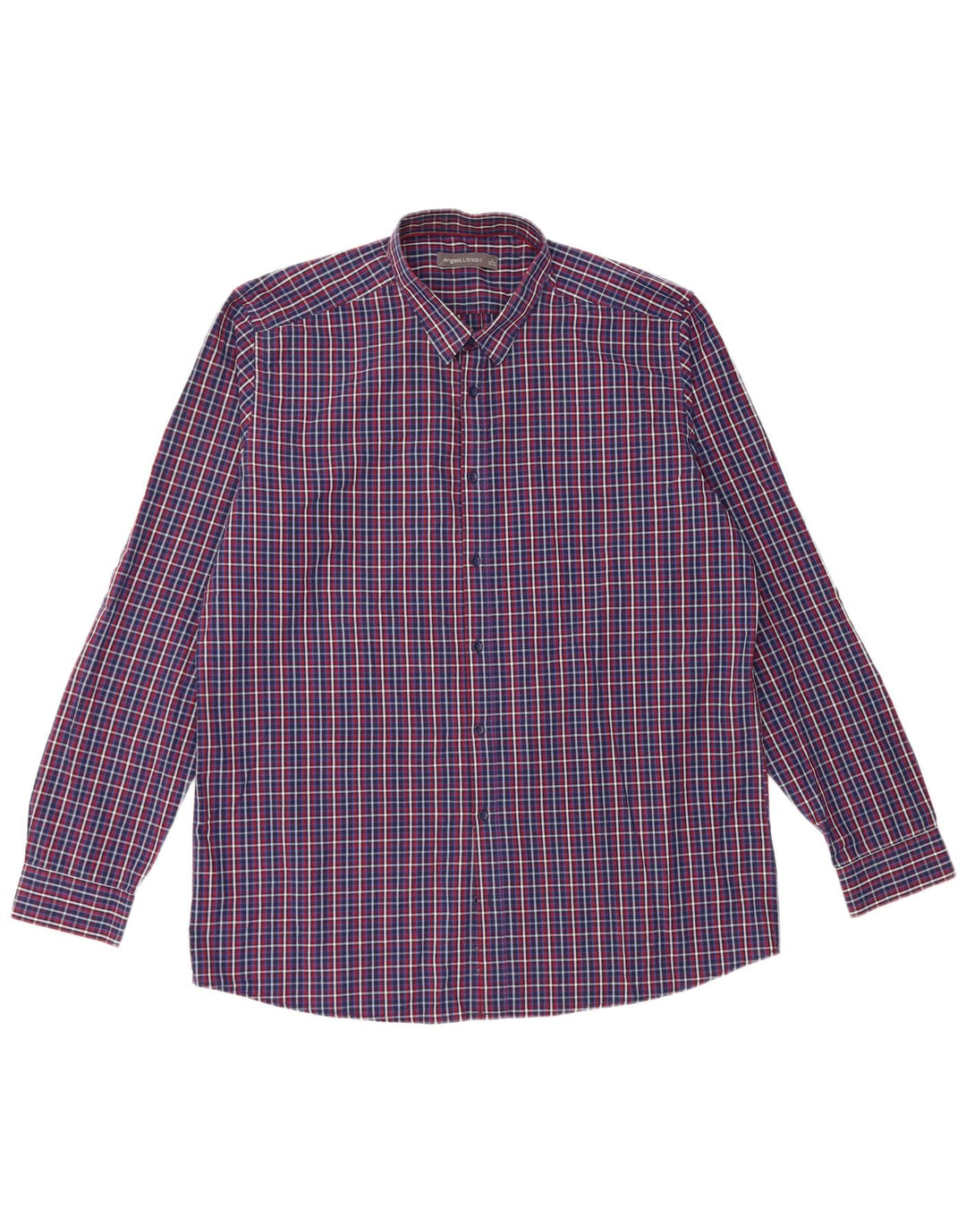 Angelo Litrico Chemise Homme XL Bleu Carreaux Coton