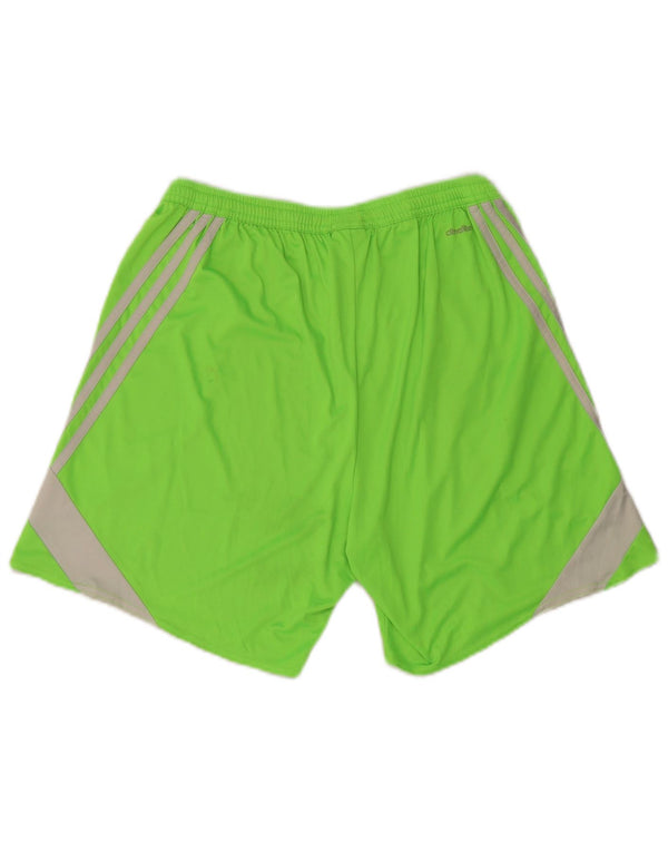 Adidas Short de sport coupe classique pour homme Large W27 L7 Vert Colourblock Sports