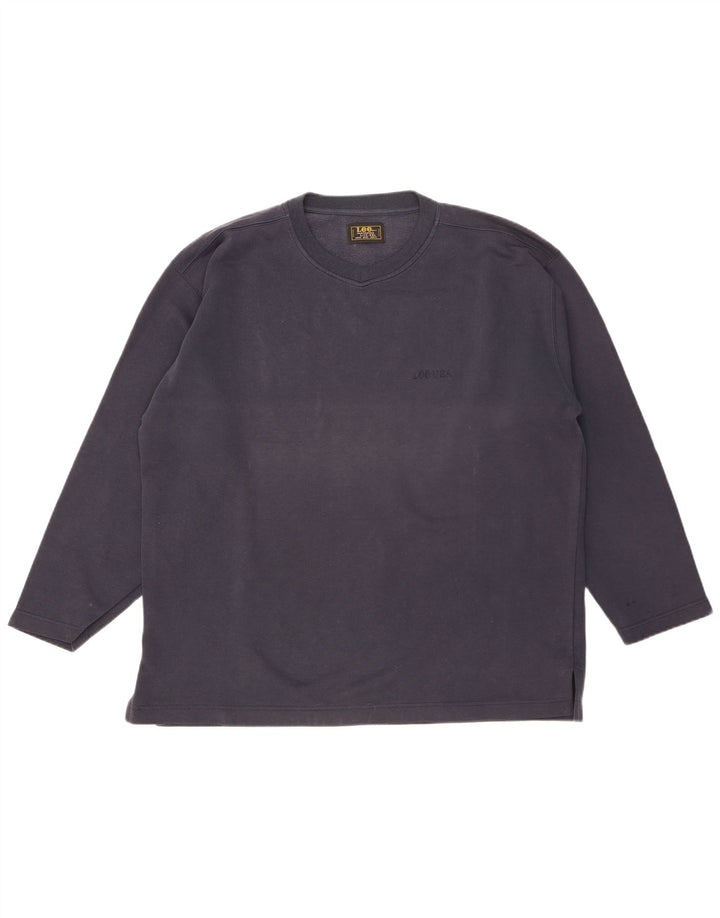 Lee Sweat-shirt pour homme 2XL Bleu marine