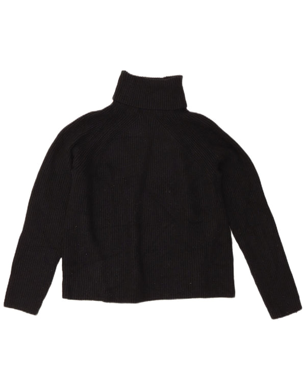 Marks & Spencer Pull col roulé pour femme UK 10 Small Noir Viscose