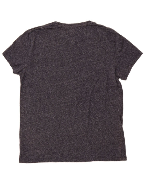 JACK WILLS T-Shirt Slim Fit pour Femme UK 16 Grand Bleu Marine Moucheté