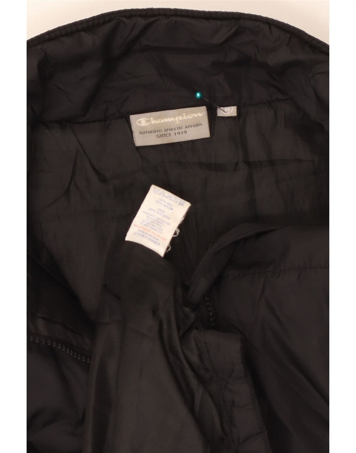 Champion Gilet rembourré pour femme UK 14 Large Noir Nylon