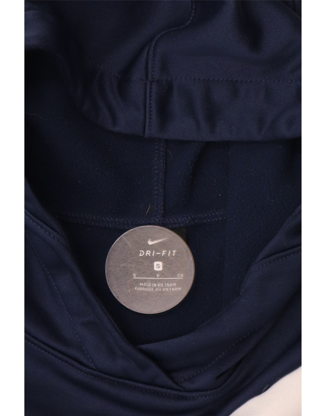 NIKE Pull à capuche graphique Dri Fit pour homme, petit, bleu marine, polyester