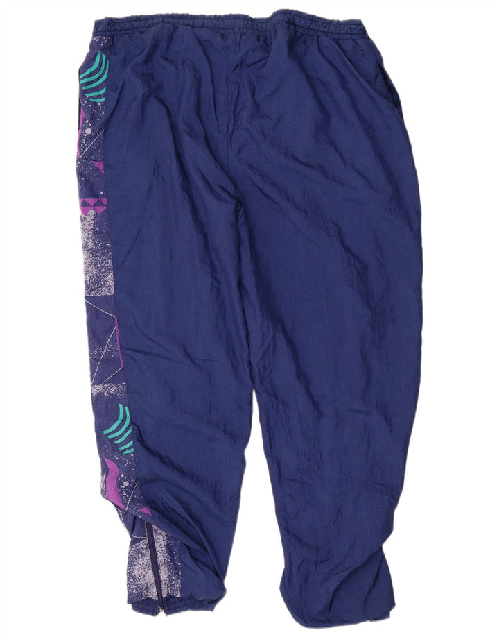 ORSO POETA Survêtement Complet Homme XL Bleu Marine Géométrique Polyamide