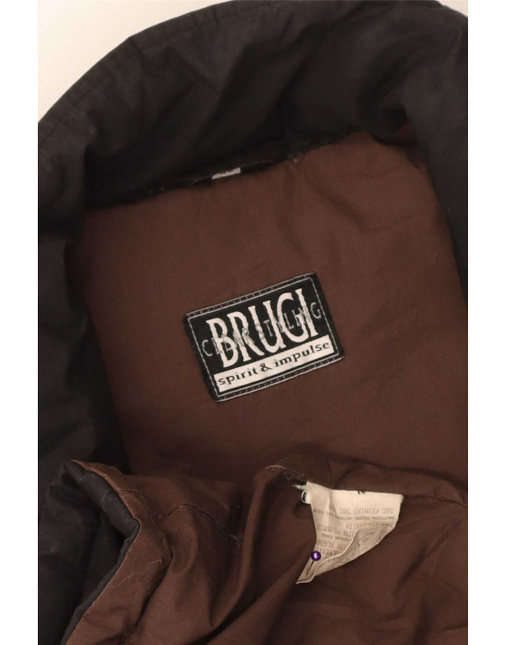 Brugi Manteau Rembourré Femme IT 46 Large Noir Polyester