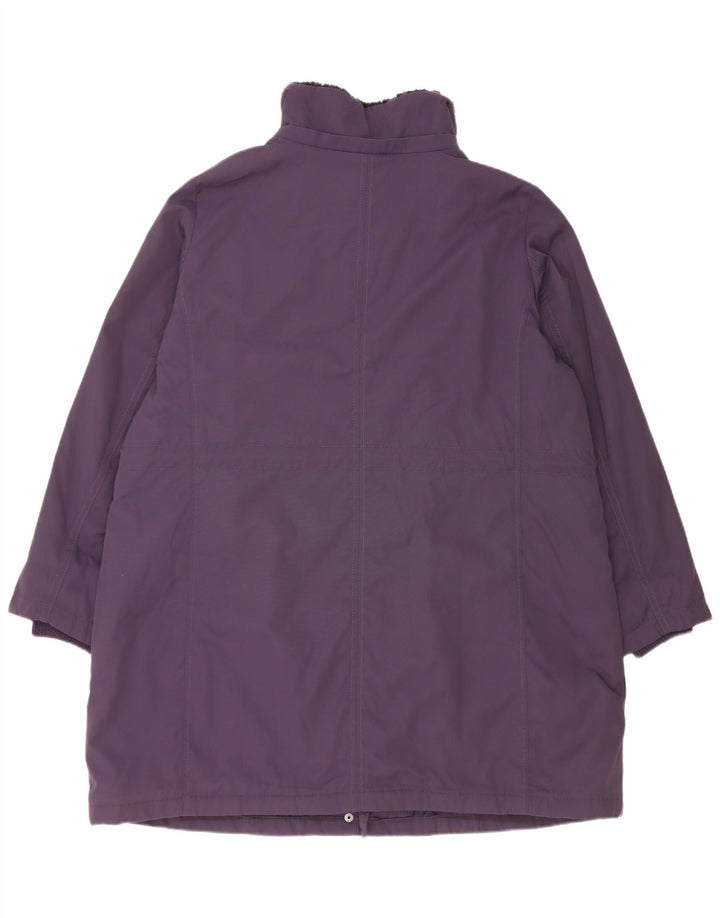 Marks & Spencer Manteau Rembourré Femme UK 18 XL Violet Polyamide