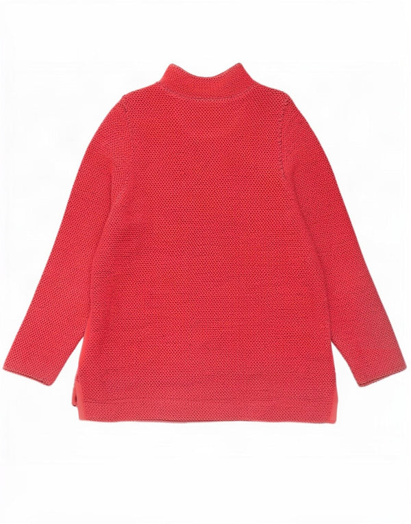 Weird Fish Sweat-shirt col zippé pour femme UK 18 XL Rouge Coton
