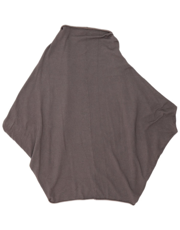 Zara Pull Cardigan Ouvert Femme UK 14 Gris Moyen