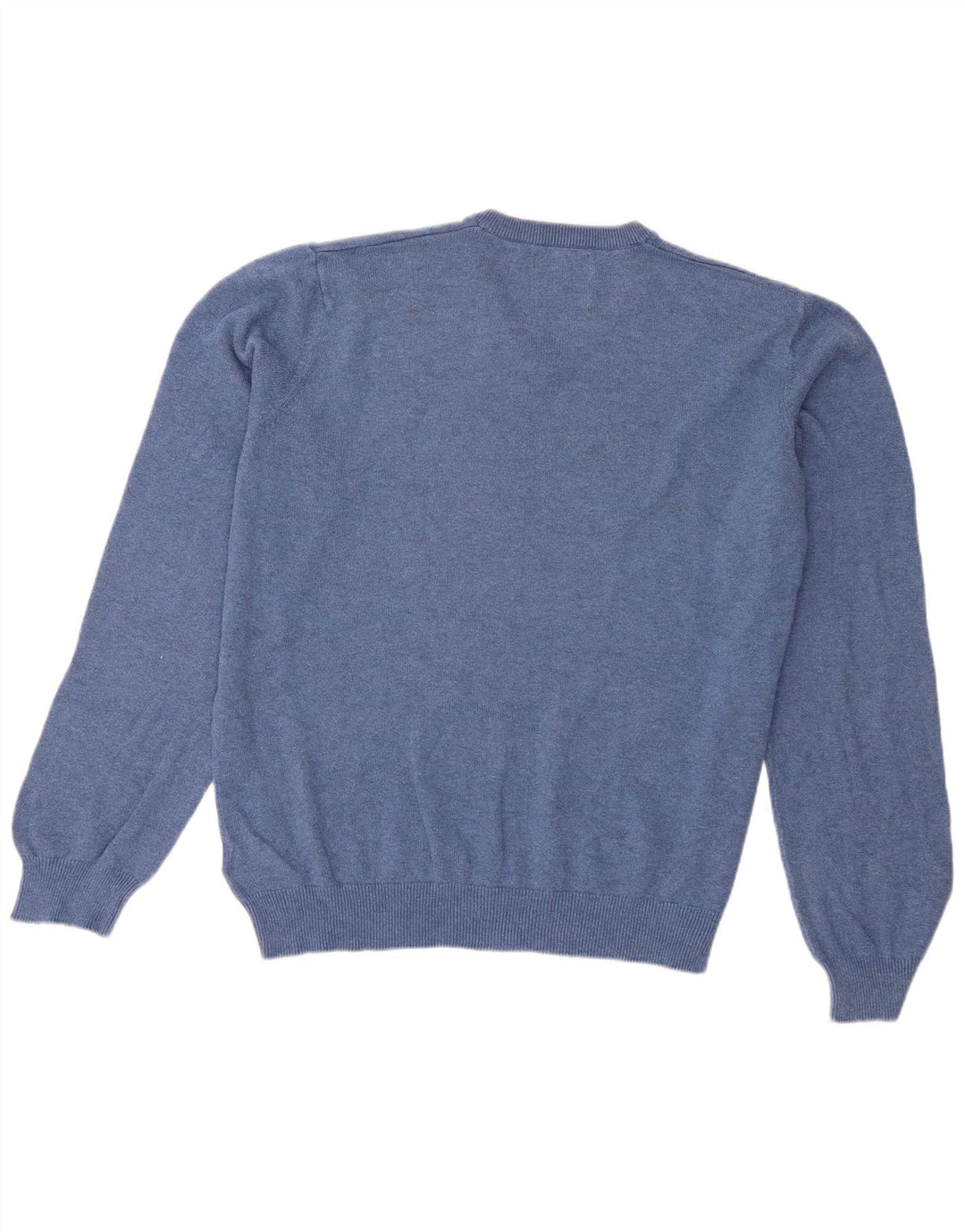 Marks & Spencer Pull col V pour homme en coton bleu Taille L