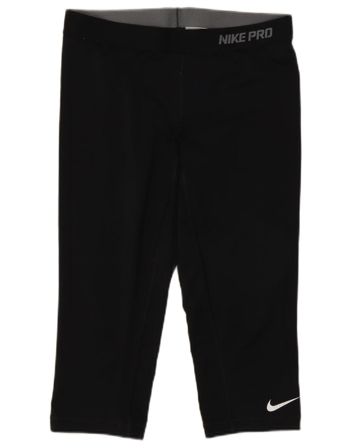 Nike Legging Capri Femme UK 12 Noir Moyen