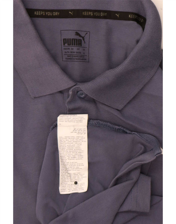 Puma Polo Homme XL Gris Coton