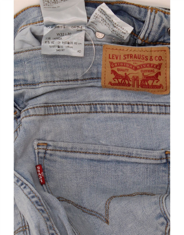 Levi's Jean 314 Shaping Straight Femme Bleu Coton W32 L30