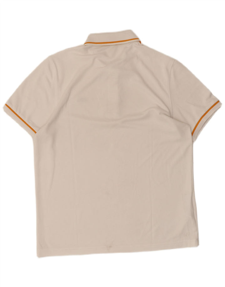 LACOSTE Polo Homme Blanc Moyen Polyester