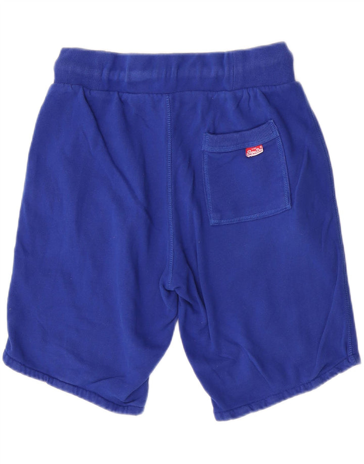 Superdry Short Graphic Sport Homme Bleu Moyen Coton
