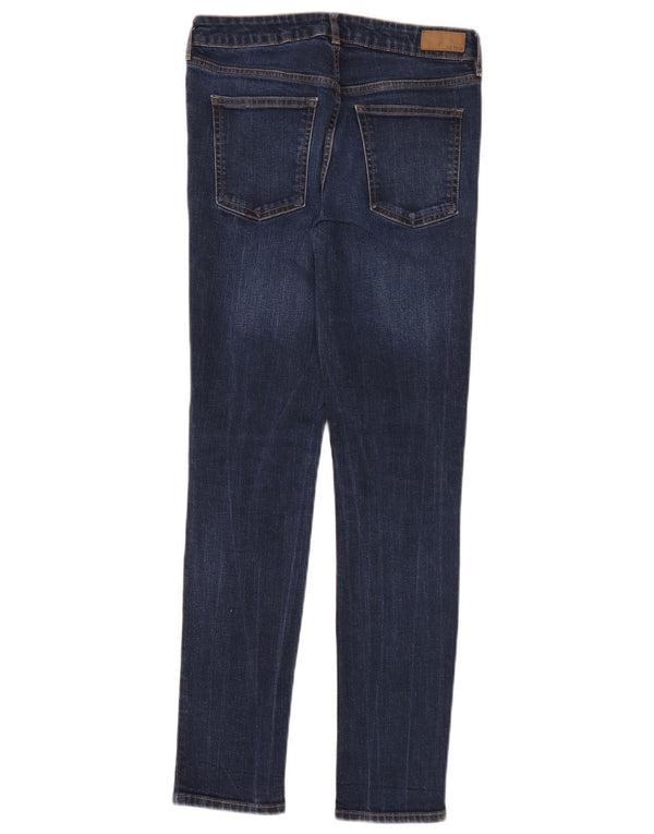 Fat Face Jean skinny pour femme UK 8 Small W28 L30 Bleu marine Coton