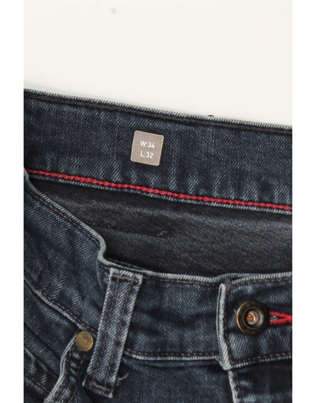 MUSTANG Tramper Jean fuselé taille moyenne pour femme W34 L32 Bleu