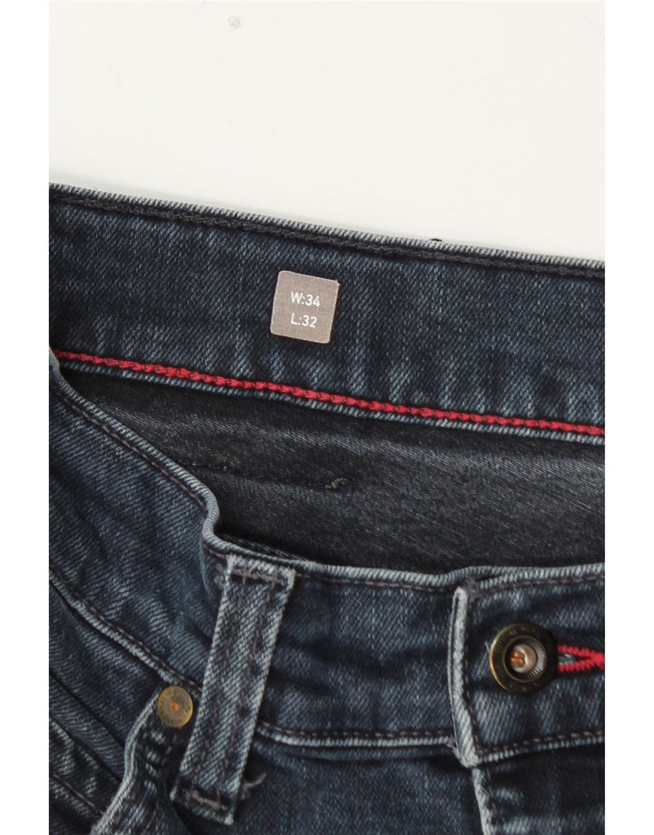 MUSTANG Tramper Jean fuselé taille moyenne pour femme W34 L32 Bleu