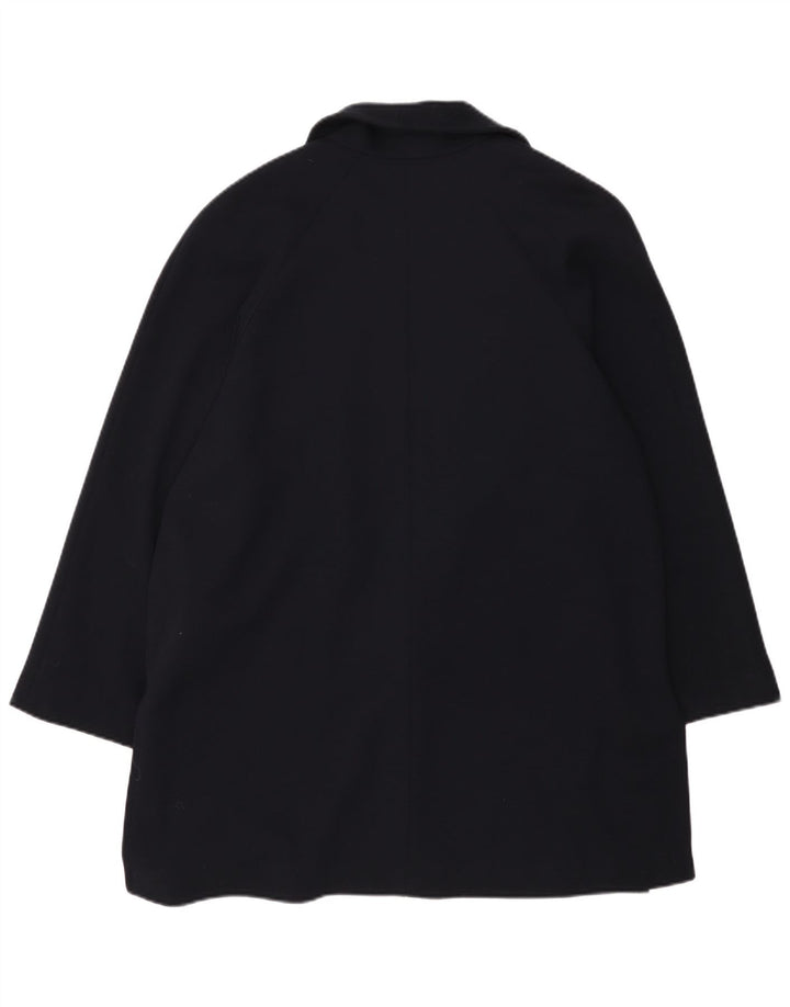 Luisa Spagnoli Veste blazer ouverte surdimensionnée pour femme UK 14 Bleu marine moyen