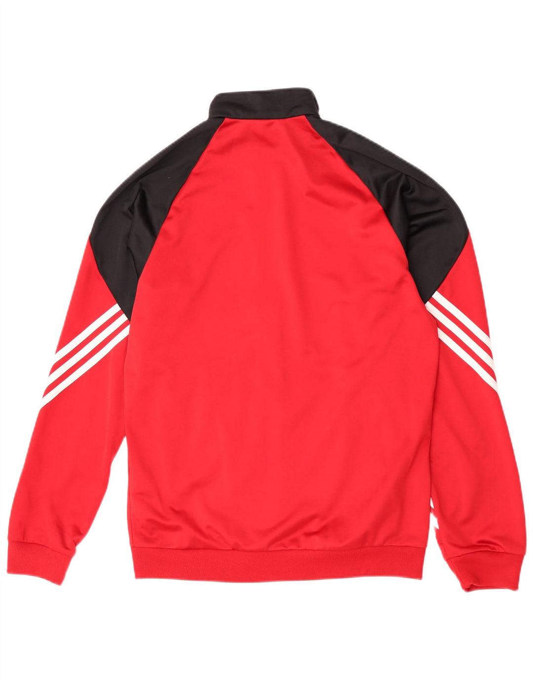 Adidas Veste de survêtement graphique pour homme Petit polyester color block rouge
