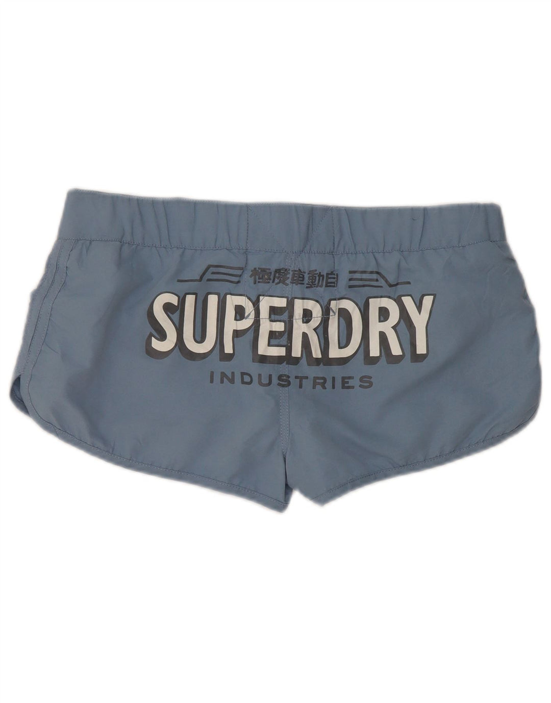 Superdry Short de Bain Graphique Femme UK 16 Large Bleu Polyester