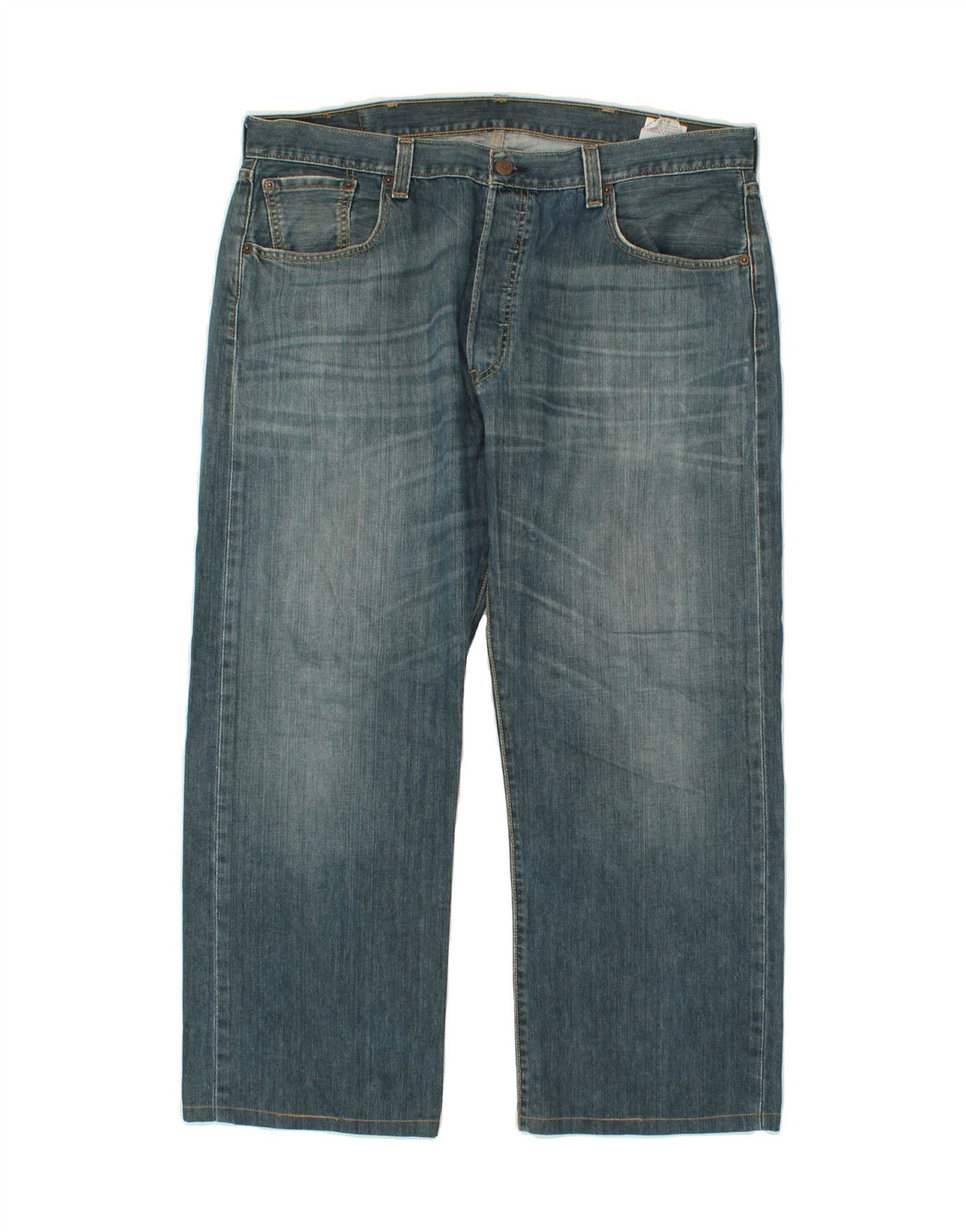 LEVI'S Jean Droit 501 Homme W38 L26 Bleu Coton