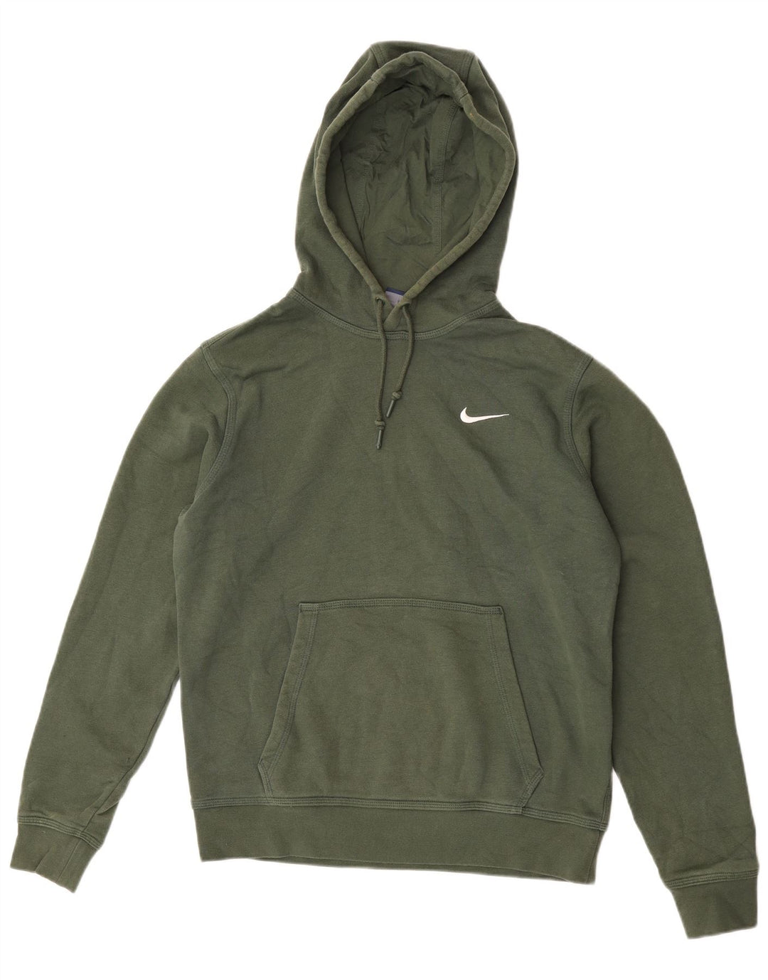 Nike Pull à capuche en coton vert moyen pour homme