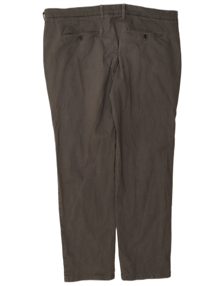 Marks & Spencer Pantalon Chino Coupe Regular Homme W40 L33 Gris Coton