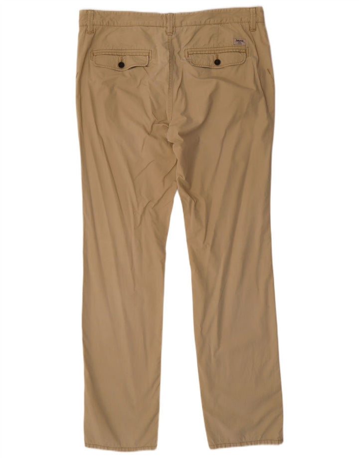 TIMBERLAND Pantalon Chino Slim Fit Homme W35 L32 Coton Beige