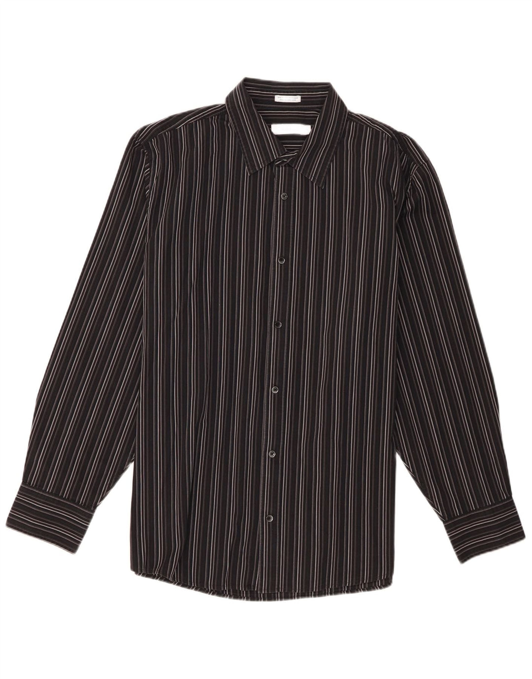 Calvin Klein Chemise Homme XL Coton Rayé Noir