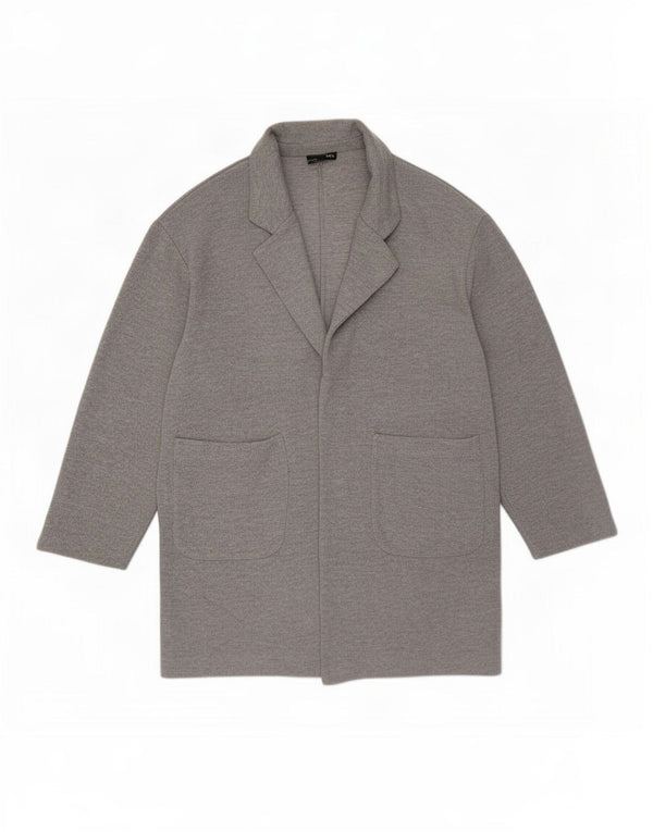 Zara Manteau ouvert pour femme UK 10 Small Gris