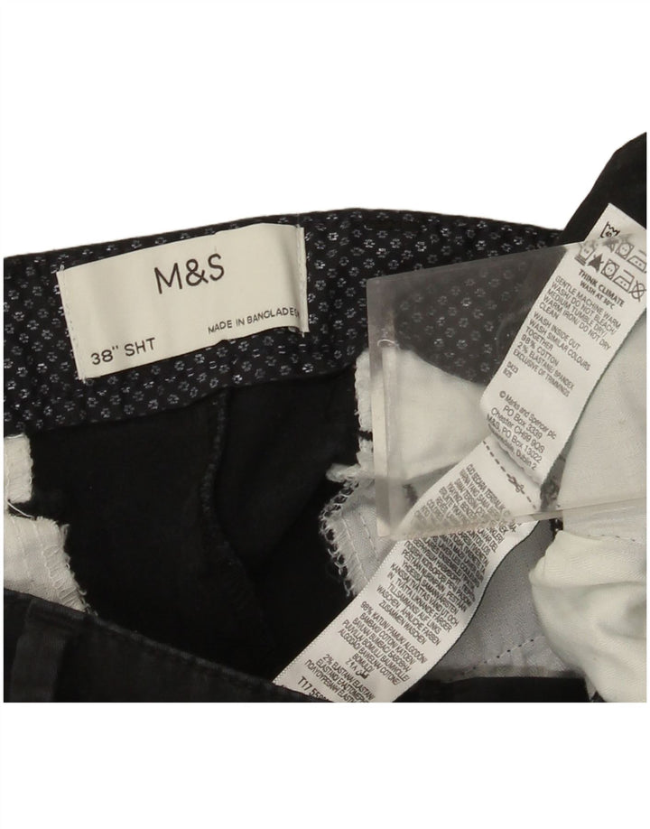 Marks & Spencer Short Chino Homme W38 XL Noir Coton
