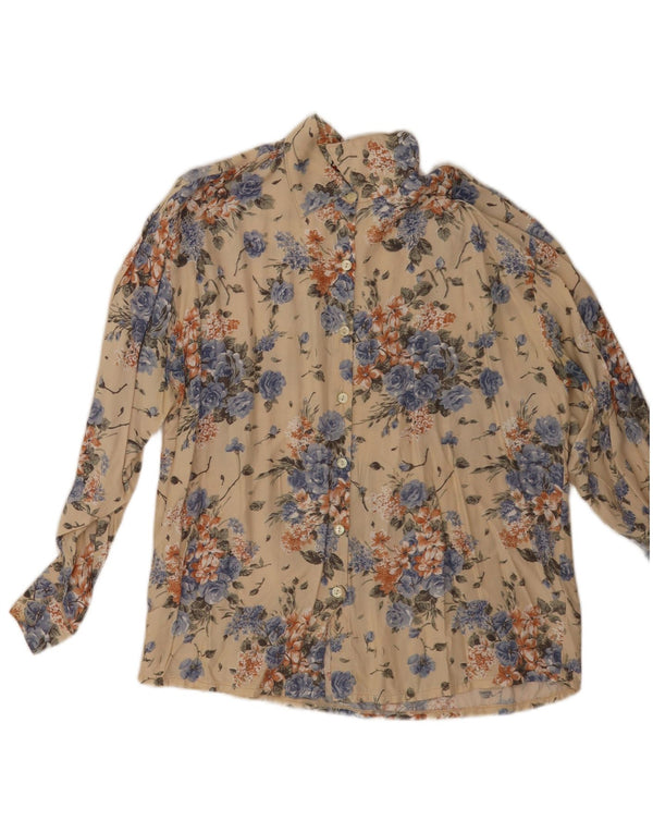 Laura Biagiotti Robe Maxi Femme UK 12 Medium Multicolore Floral