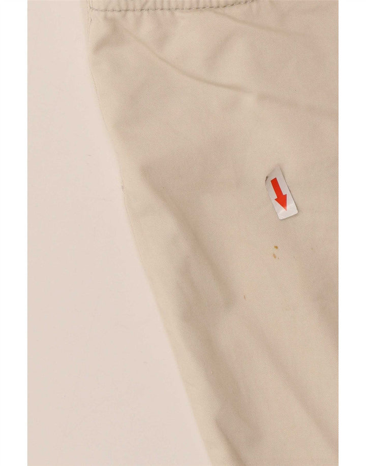 Roccobarocco Pantalon décontracté slim pour femme EU 38 Medium W30 L31 Blanc cassé