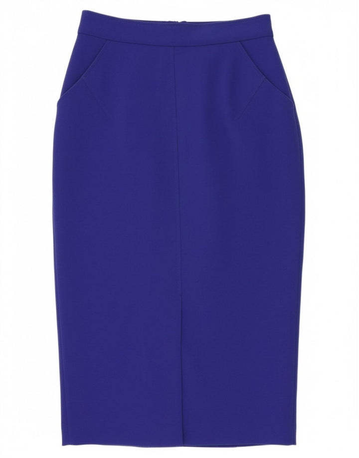 L.K. BENNETT Womens Pencil Skirt UK 8 Small W28  Blue